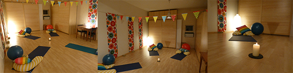 photo de la salle de yoga